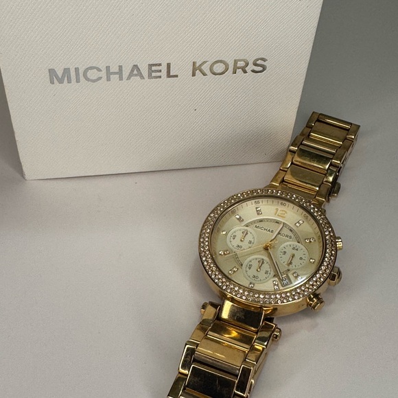 Michael Kors Parker Chronograph Watch - Picture 1 of 7